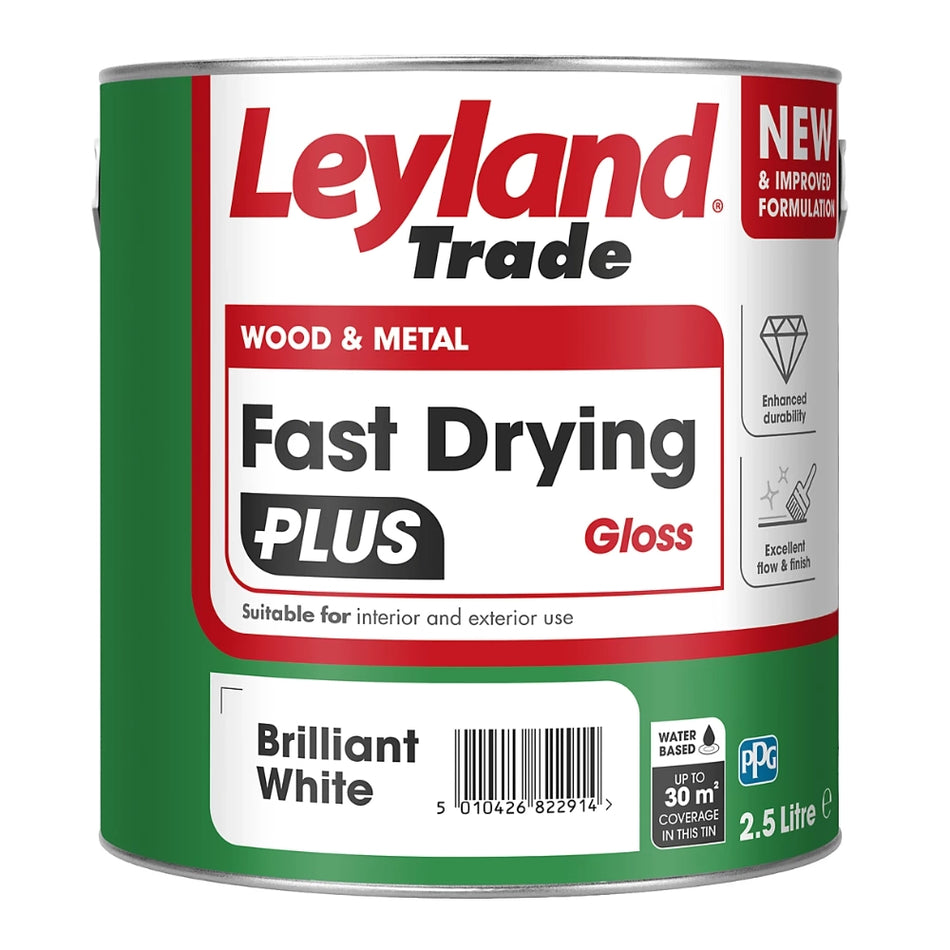 Leyland Fast Drying Plus Gloss White