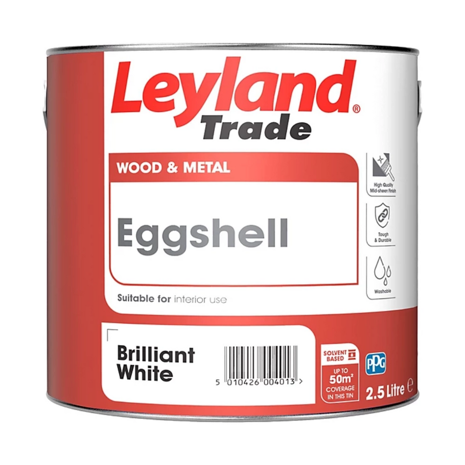 Leyland Eggshell Brilliant White