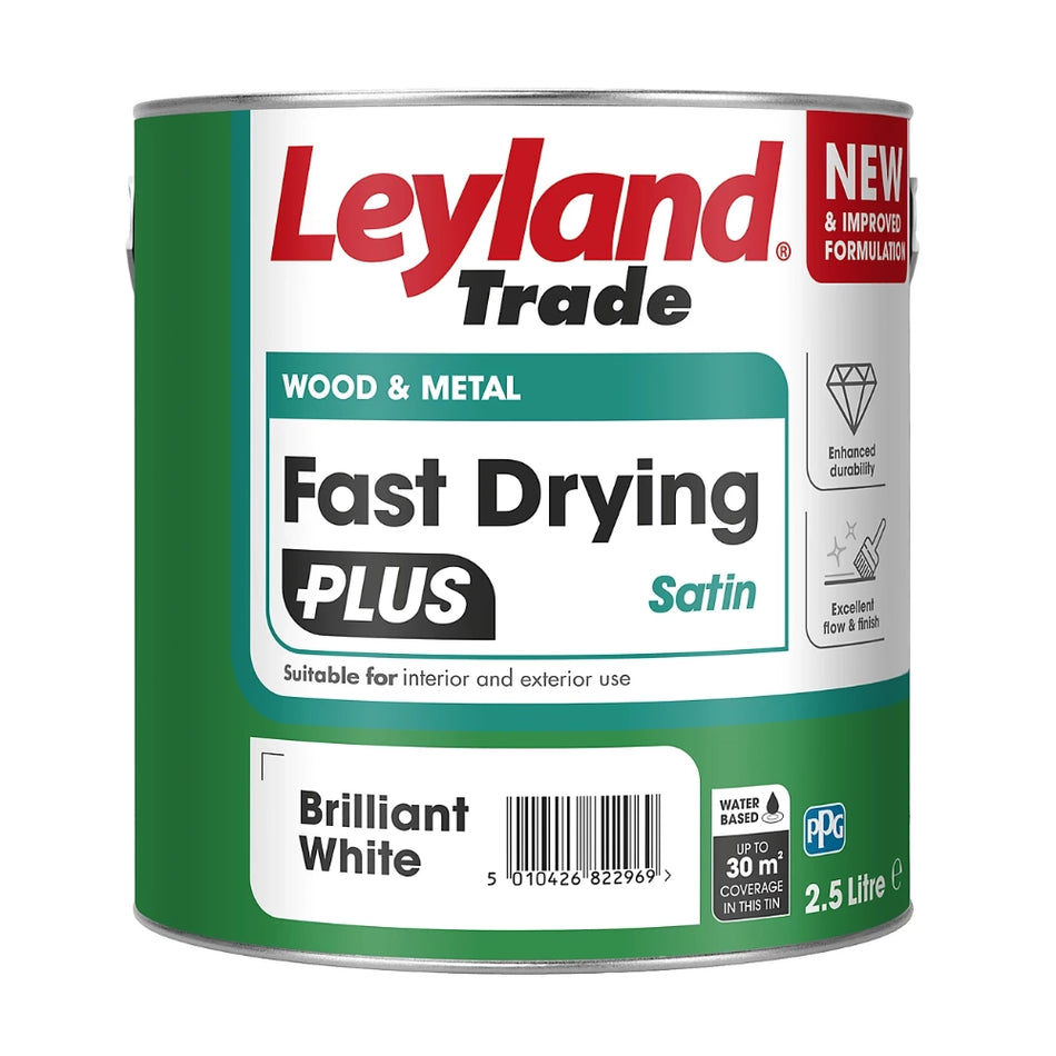 Leyland Fast Drying Plus Satin White