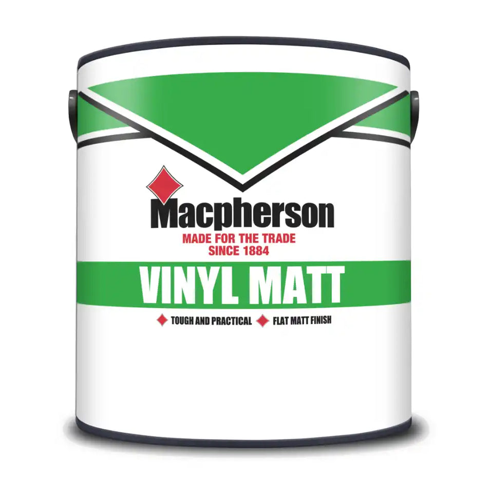 Macpherson Vinyl Matt Tinted Emulsion Paint (Colour Match) – 2.5L / 5L