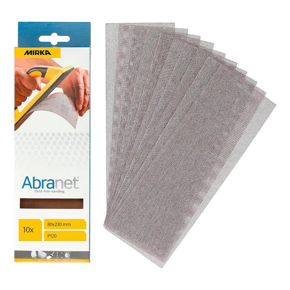 Mirka Abranet Handy 80x230mm Sanding Sheets (10 Pack)