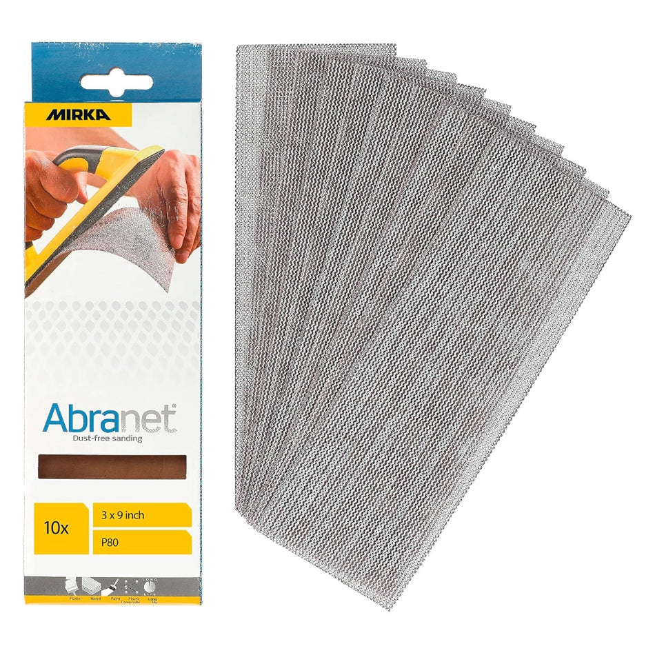 Mirka Abranet Handy 80x230mm Sanding Sheets (10 Pack)