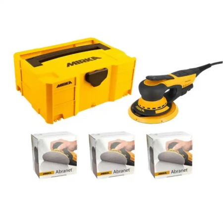 Mirka DEROS II 5650 125/150mm 230V deco solution kit – random orbital sander set for dust-free sanding
