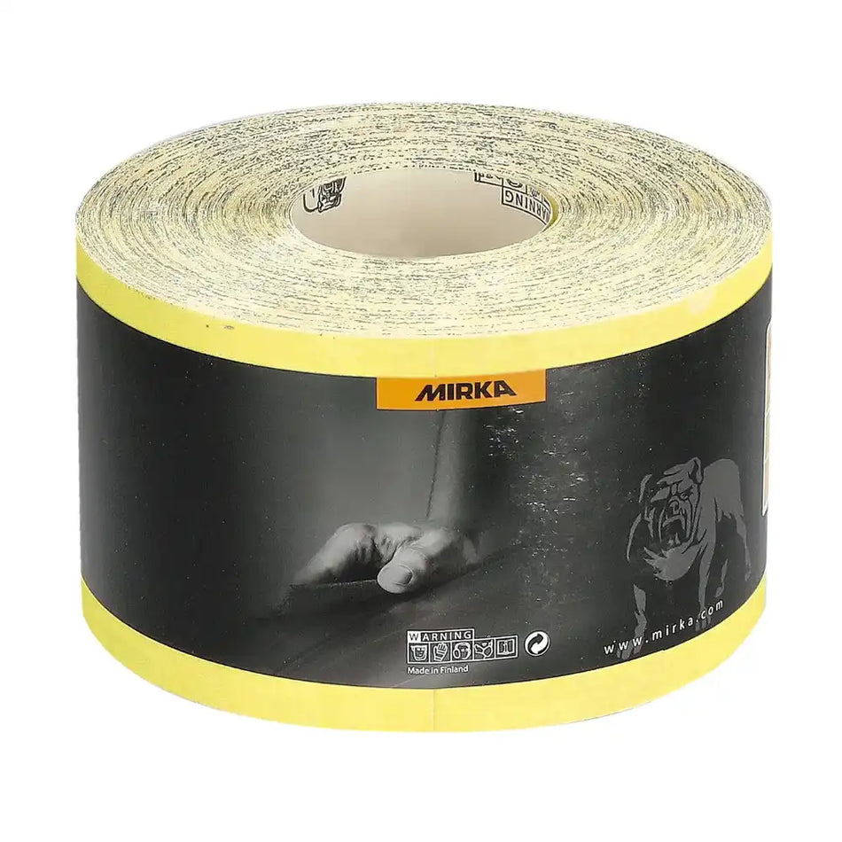 Mirka Hiomant abrasive roll 50m – sanding paper roll for hand sanding and surface preparation p60 grit
