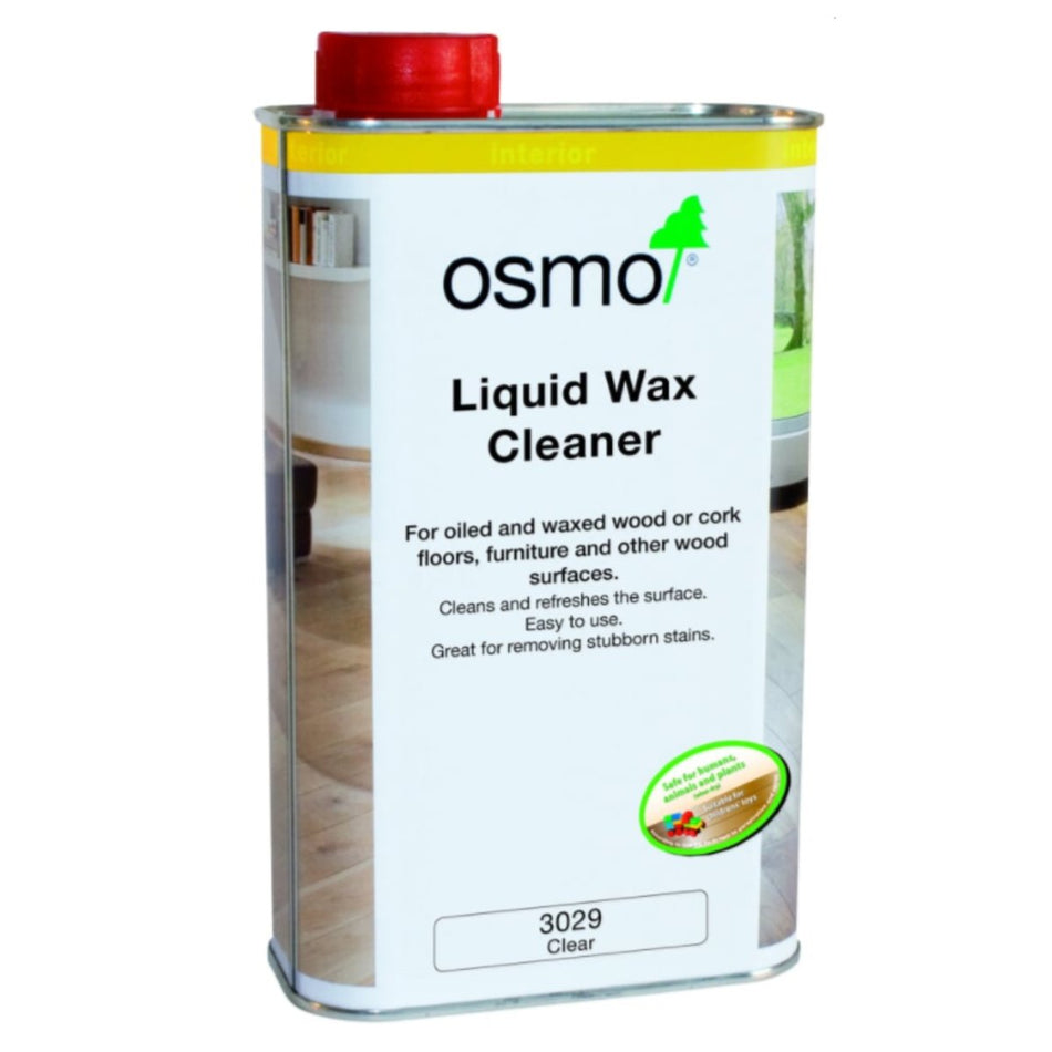 Osmo Liquid Wax Cleaner can on a white background