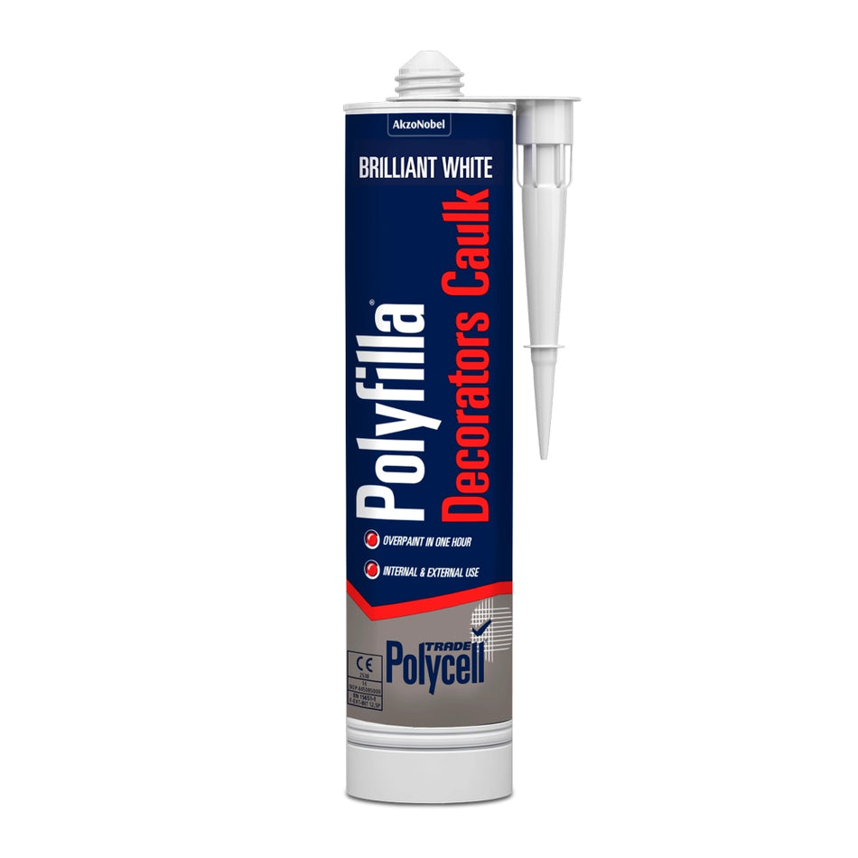 Polycell Trade Polyfilla Caulk White 380Ml