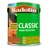 Sadolin Classic Wood Protection wood stain Antique Pine can on a white background