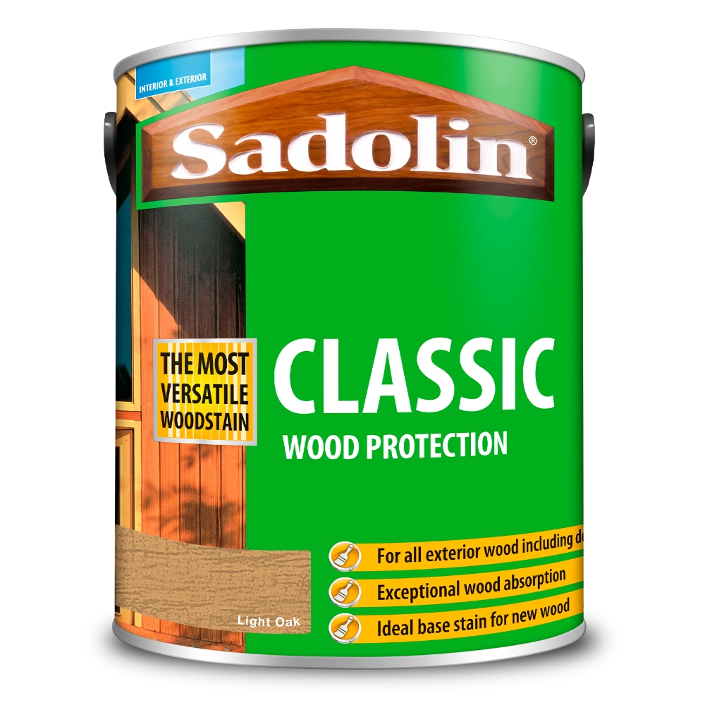 Translucent Timber Sadolin Classic Light Oak Woodstain | Exterior Timber Protection | LDM ...