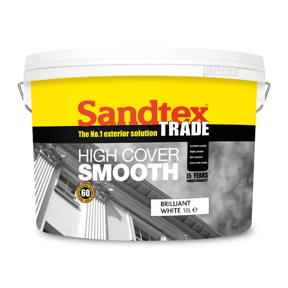 Sandtex Trade High Cover Smooth Tinted Masonry Paint – 5L / 10L