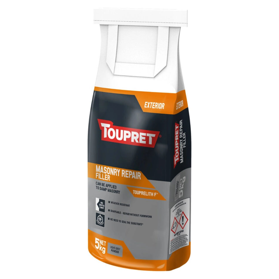 Toupret Masonry Repair Filler – 1.5KG, 5KG