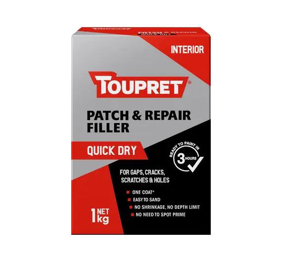 Toupret Quick Dry Patch and Repair – 1KG, 2KG