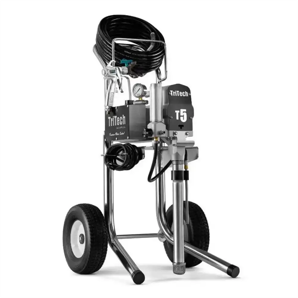 Tritech T5 Airless Spray Pump Hi Cart 110v Complete