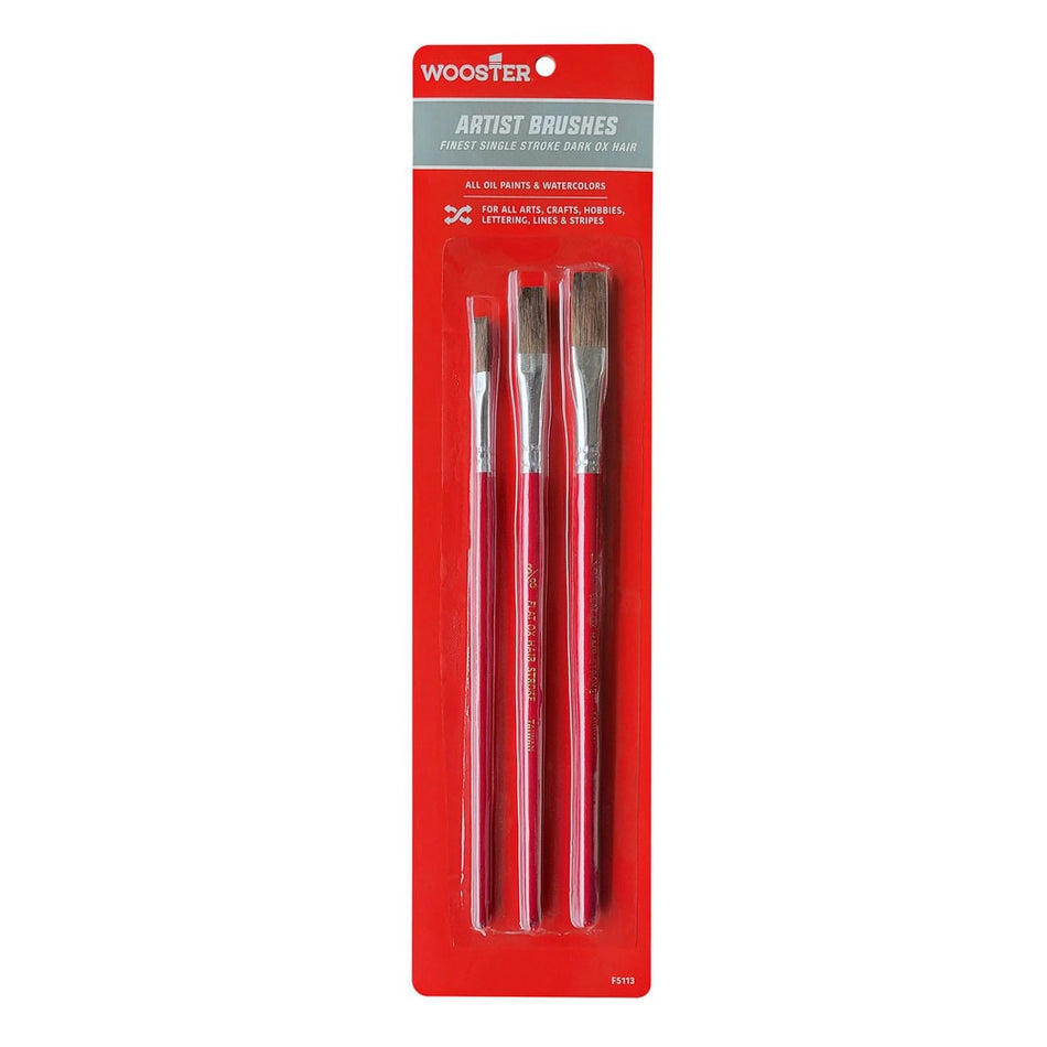 Wooster Artist Brush Set – Fine Detail Paint Brushes (3 Pack & 5 Pack)