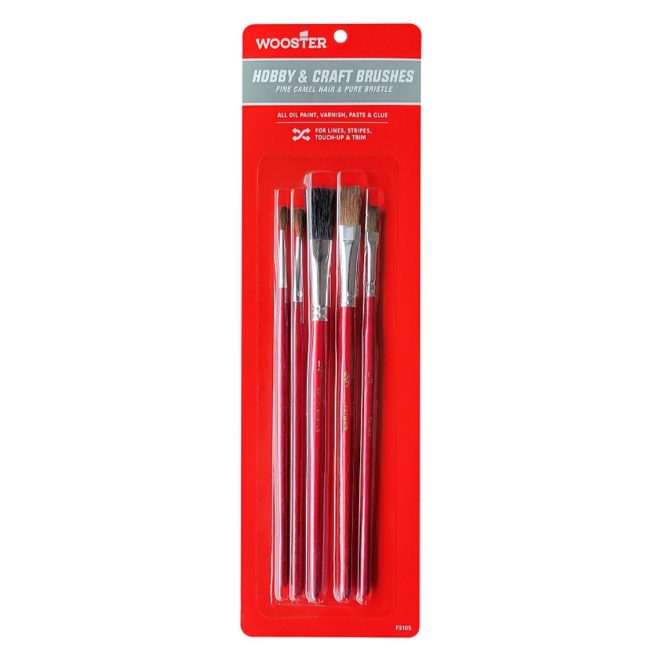Wooster Artist Brush Set – Fine Detail Paint Brushes (3 Pack & 5 Pack)