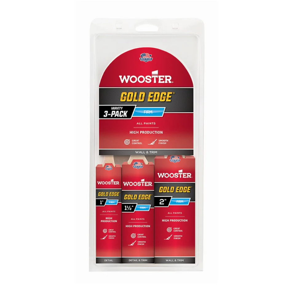Wooster Gold Edge Paint Brush Box Set – Premium Professional Brushes